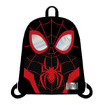 Cerdá Marvel Spider-Man Miles Morales Sac à dos - Simili cuir - Noir et rouge