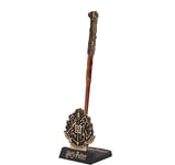 Cinereplicas Harry Potter - Stylo-baguette Harry Potter avec socle et marque-page lenticulaire - Licence officielle