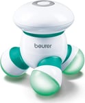 Beurer MG16 Mini Massager - green, Ergonomic hand-held vibration massager, Batt