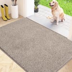 FCSDETAIL Dirt Trapper Indoor Door Mat 80 x 120 cm, Machine Washable Entrance Rug, Dog Doormat, Non-slip Inside Floor Mat for Entryway, Muddy Shoes & Paws