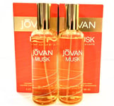 2x Jovan Musk EDC For Women, 96ml Eau De Cologne for Her