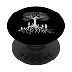 Arbre généalogique Shinrin Yoku PopSockets PopGrip Interchangeable