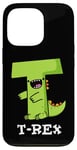 Coque pour iPhone 13 Pro Jeu de mots alphabet amusant T-Rex