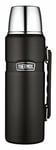 Premium 190754 Stainless King Flask Matt Black 1.2 L Uk