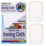 3X Ironing Cloth Mesh Press Clothes Heat-Resistant Protector Cover Mat 50 X 40cm