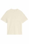 Marks & Spencer Mens White V Neck Button Top - Cream Cotton - Size 2XL