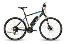 HEAD E I-Peak RM Vélo de Cross électrique Adulte Unisexe, Noir/Bleu, 55