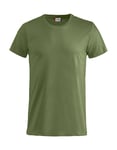 Clique Basic T-skjorte Herre XL Oliven Grønn