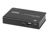 Aten Vancryst Vs194 - Video/Lyd-Splitter - 4 X Displayport - Stasjonær