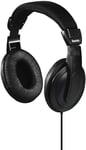 Hama Wired Over-Ear TV Headphones, One Sided 6m Long Cable, Volume Control,