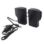 Clip on USB Speaker for ebook Laptop PC Desktop Tablet Wired Stereo Speaker Line