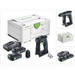 Cxs 18 Perceuse-visseuse sans fil 18 v 40 Nm Brushless + 2x batterie 3,0 Ah + chargeur + Systainer - Festool