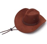 Hatut Matkalippikset Naisten Miesten Lippikset Hatut Western Cowboy Mokka Vintage Cowgirl Cowboys Unisex Hatut Aurinkosuojavoide Huopa Jazz Cap Bone