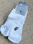 ADIDAS Large 43-45 MAXIMUM CUSHIONED Formotion TENNIS Crew SOCKS UK 8.5-10 Adi3