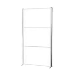 MAUL MAULconnecto Cloison de séparation 180 x 100 cm | Tableau blanc – Séparateur de pièce pour bureau et bureau, bureau à domicile | Séparateur de pièce autonome avec pieds | Idéal comme brise-vue et