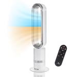 Bladeless Cooling Tower Low Noise Oscillating Stand Up Fan for Office Bedroom