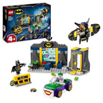 LEGO Super Heroes DC - La Batcave avec Batman, Batgirl et Le Joker - Jouet de Super-héros pour Enfants -Set de Construction et Véhicule pour Garçons et Filles dès 4 Ans 76272