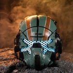 Xcoser 1:1 Titanfall 2 Jack Cooper Helmet LED Cosplay Mask Costume Props Replica