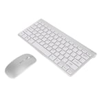 Smart Wireless Keyboard Mouse Kit Hiljainen LED-ilmaisin Vedenpitävä Virransäästö Kompakti Näppäimistö Hiirisarja Toimistohopeaan