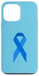 Coque pour iPhone 13 Pro Max RUBAN BLEU ARC DE SENSIBILISATION DIABÈTE FEMMES HOMMES KIDS