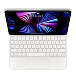 Apple Magic Keyboard (pour iPad Pro 11 Pouces - 3ᵉ génération et iPad Air - 4ᵉ génération) - Anglais américain - Blanc