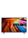 LG 43UT80006LA (2024) LED HDR 4K Ultra HD Smart TV, 43 inch with Freeview Play/Freesat HD, Ashed Blue