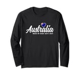 Australian Souvenirs Makes My Heart Skip A Beat Australia Long Sleeve T-Shirt