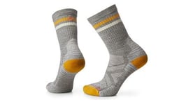 Chaussettes femme smartwool light cushion tube stripe crew gris