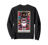 The British Shorthair Cat Tarot Card Sweatshirt