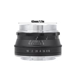 25Mm F1.8 Metal Mirrorless Camera Lens Z Mount Manual Focusing For Z6 Z7 Z