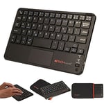 TECHGEAR [Active Strike Pro (Mini) Slim Bluetooth Wireless UK QWERTY Keyboard with Mouse Touchpad for Samsung Galaxy Tab A 9.7" with S Pen SM-P550 Series (Included Keyboard Carry case)