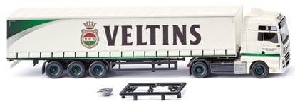 WIKING, Semi-remorque bâché MAN TGX Euro 6c 4X2  Veltins remorque 3 essieux, ...