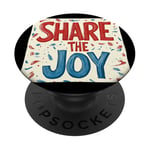 Belle tenue de discours Share the Joy PopSockets PopGrip Adhésif