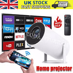 4K UHD Android Projector 5G WiFi Bluetooth Smart Beamer Home Theater Movie HDMI