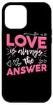 iPhone 12 Pro Max Love always is answer heart leaf sweet Valentine's Day Case