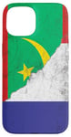 Coque pour iPhone 15 Drapeaux France et Mauritanie - Français Mauritanien