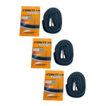 700c Continental Inner Tubes Tour 28 700 x 32-47c with 42mm Presta Valves x 3