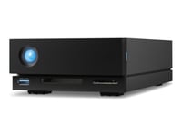 Lacie 1Big Dock Sths24000800 - Hårddiskarray - 24 Tb - 1 Fack (Sata-600) - Hdd 24 Tb X 1 - Usb 3.0, Thunderbolt 3 (Extern) - Med 5 Års Återställningsserviceplan För Att Rädda Data