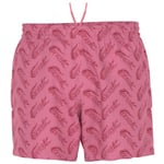 Maillots de bain Lacoste  SHORT DE BAIN HOMME  AVEC IMPRIMÉ CROCODILES ROSE