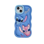 iPhone 6/7/8/XR/11/12/13/14/15 Skal, Lilo & Stitch Mjuk Silikon Söt Telefon Skyddande Skal iPhone 14 ProMax