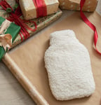 Argos Home Shearling Cream Hot Water Bottle