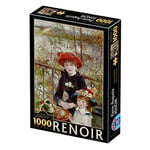 D-Toys Puzzle 1000 pcs Renoir Two Sisters on The Terrace Other License pièces, 66909 RE01, Uni