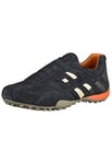 Geox Man Uomo Snake Sneakers, NAVY, UK 6