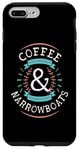 Coque pour iPhone 7 Plus/8 Plus Coffee Lovers Narrowboats Canal Barge Boat Life