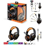 Casque Gamer Pro-H3 Gaming PS5 PS4 Switch Switch Lite Xbox One Xbox Series X/S Orange - Spirit of Gamer