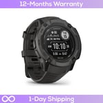 Garmin Instinct 2X SOLAR Large GPS Smartwatch Graphite - 1YR WARRANTY SHIPS 1DAY