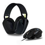 Logitech G502 HERO Souris Gamer Filaire Haute Performance + Logitech G435 LIGHTSPEED et Bluetooth Sans Fil Casque Gaming