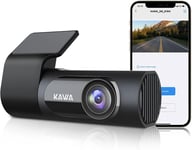 Dashcam Voiture 2K,Mini Caméra Embarquée,Full QHD 1440p WiFi Dashcam,Super Vision Nocturne,Grand Angle 145°,G-Sensor,WDR,Enregistrement Cyclique,Moniteur de Stationnement 24h,Jusqu'à 256G(Q188)