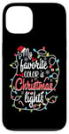 Coque pour iPhone 13 My Favorite Color Is Christmas Lights Pyjama de Noël