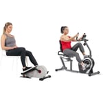 Sunny Health & Fitness Magnetic Under Desk Elliptical Peddler, Portable Mini Elliptical SF-E3872 and Exercise Bikes, Magnetic Recumbent Bike SF-RB4616S